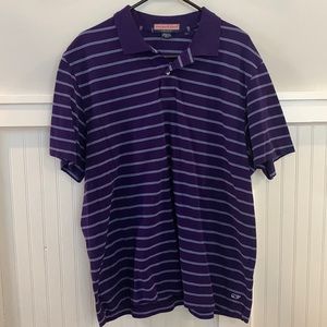 Vineyard Vines by Shep & Ian Polo Shirt Mens Large Purple